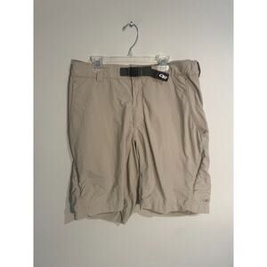 Outdoor Research Shorts Mens 34 Beige Stretch‎ Hiking Camp Summer Nylon